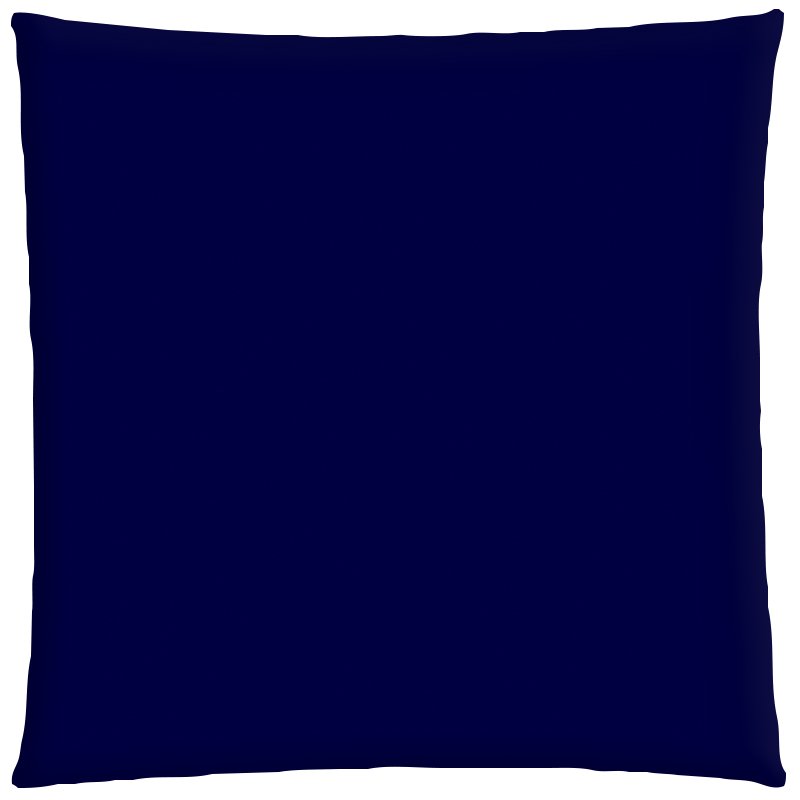 Coussin uni velours Bleu marine 50x50 cm - cats&green 