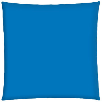 Coussin uni velours bleu persan 50x50 cm - cats&green tea